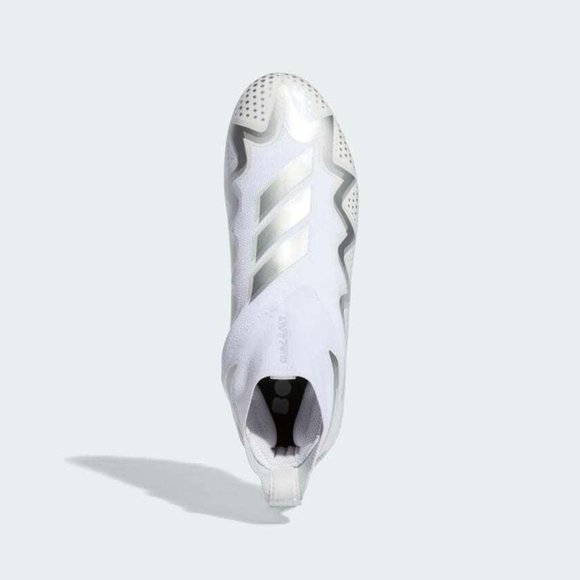 Adidas Freak Ultra 22 Primeknit Men’s 10.5 White Silver Football Cleats GX5131 main image 5